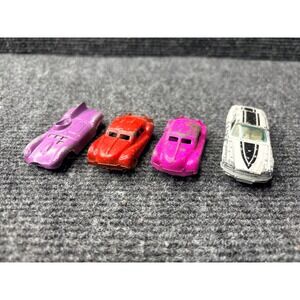 Vintage Diecast Metal Toy Car Lot Yatming Jaguar XJS Tootsietoy USA Japan 4pc
